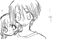 何か驚いた顔を描いてみたかった。即席オリジナル