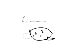 仰向けに寝るゴクリン