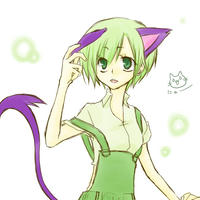 罰ゲームのハズが楽しんでるメフィスト(タブラン♀)