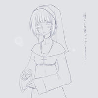 前髪ぱっつーん