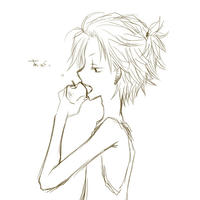 即席オリジナル/林檎かじる少年