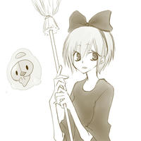 魔女宅コスしたメフィスト(ダブラン♀)