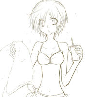 夏だから水着！/メフィスト(ダブラン♀)