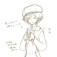 上着を羽織るメフィスト(ダブラン♀)
