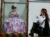 鳥かごの美女（笑）