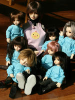 朝日に向かって…。