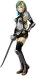 剣士ヒルダ　　デザインは結構気に入ってますね。ビスチェっぽい鎧は好きです