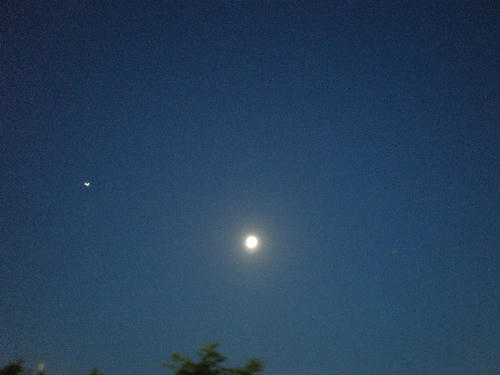 moon&venus