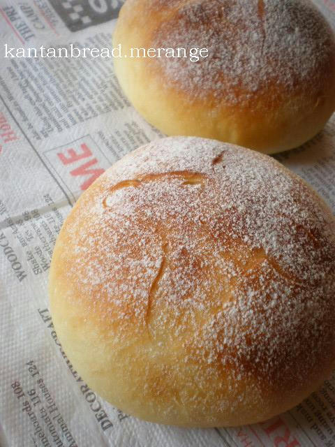 レンジでパン