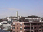 病室の窓から見える風景