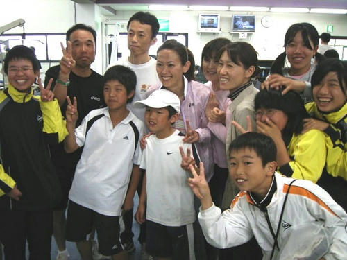 有森裕子さんと記念写真