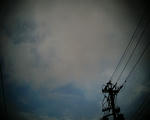 空と電柱