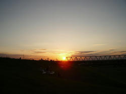 夕日がきれい