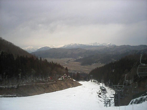 13：30　空は一面雲に覆われましたが見通しは良かったです