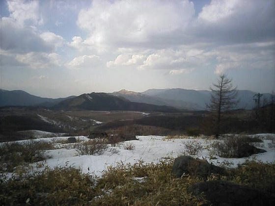 八島湿原・美ヶ原方向