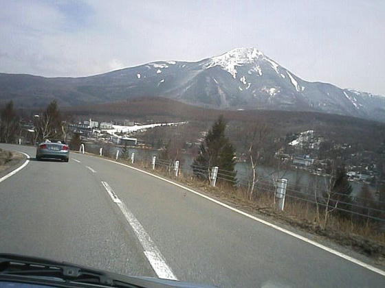 ビーナスライン・白樺湖と蓼科山