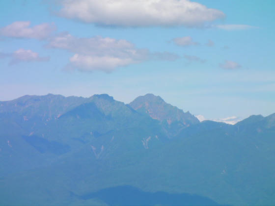 主峰赤岳ズームアップ