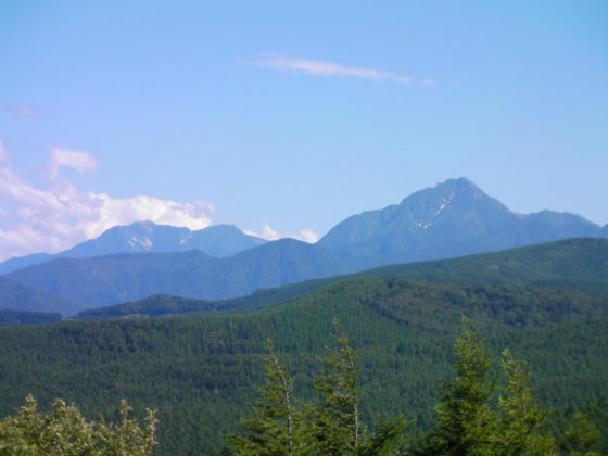 甲斐駒ケ岳と鳳凰三山