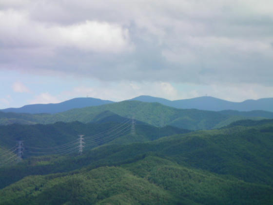 入笠山1955ｍ　三つのピーク中央