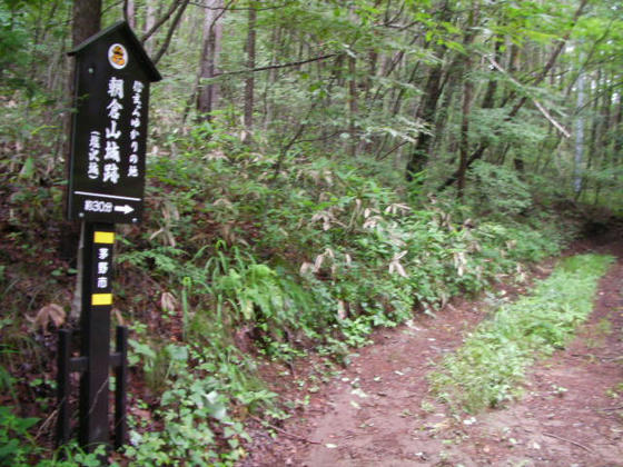 11：08　表登山道入り口