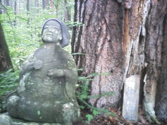 13:20 頭には毛糸の帽子が被されていました