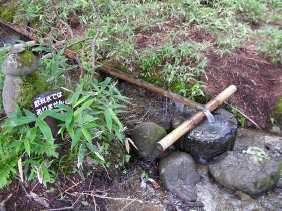 標高1800ｍの水は冷たかったです