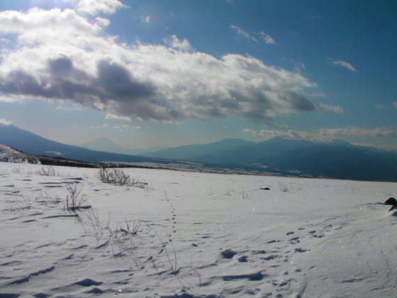 914　今日は仙丈ケ岳～富士山が見えていました