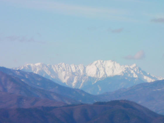 1505　穂高連峰もお出迎え