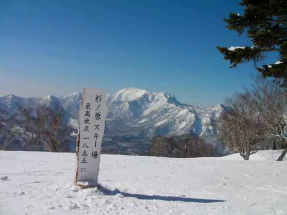 953 三田原の山頂1855m。気持ちの良い快晴です!