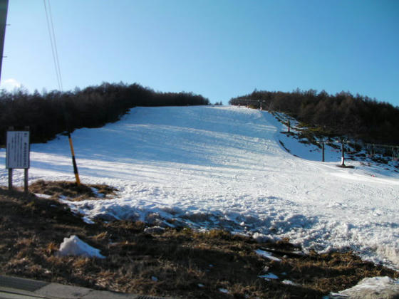 1615　湯の丸スキー場の第1G脇が地蔵峠