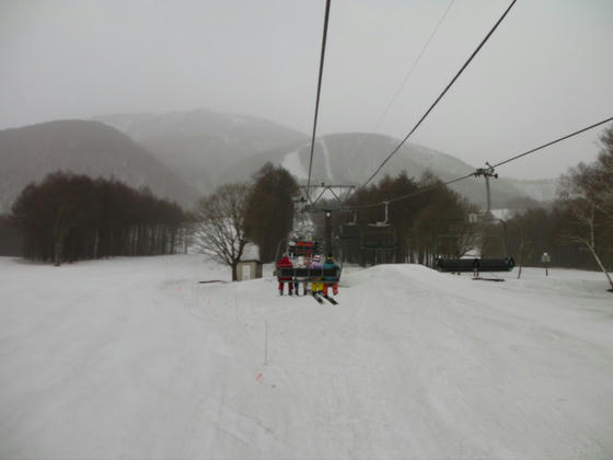 836　第1クワッド945m。8番機位の乗車でした