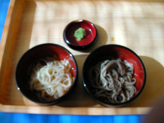 1445 試食品現物。腰があって冷たくて美味しかったです