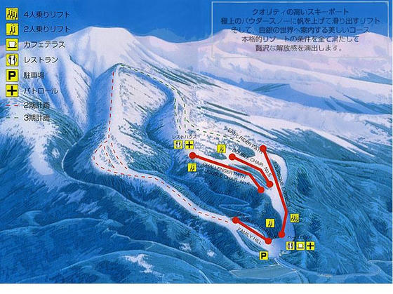 シズカ山コースマップ