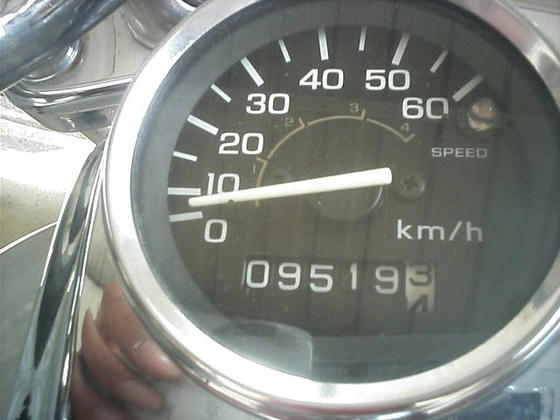 1211 到着時9519Km 走行距離83Km 所要時間2h47m 平均時速29Km程度