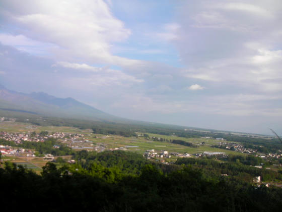 1729　八の裾野と富士山の方向