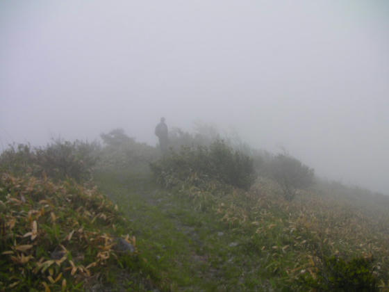 644　見晴らしの良いピークに着きました。多分ここが和田山北峰1721m？