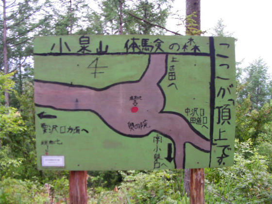 622　反対側へ登り返すと山頂へ出ました