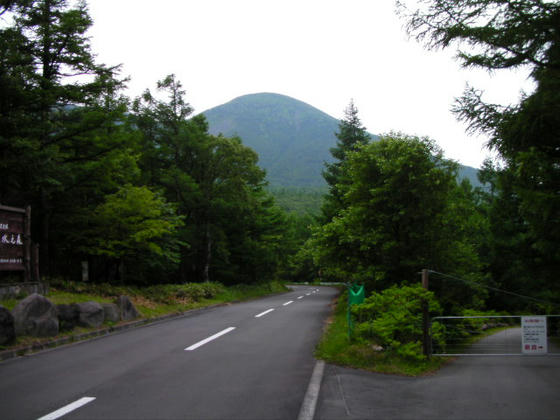 706　道を横断して御泉水エリアへ入ります。蓼科山が良く見えました