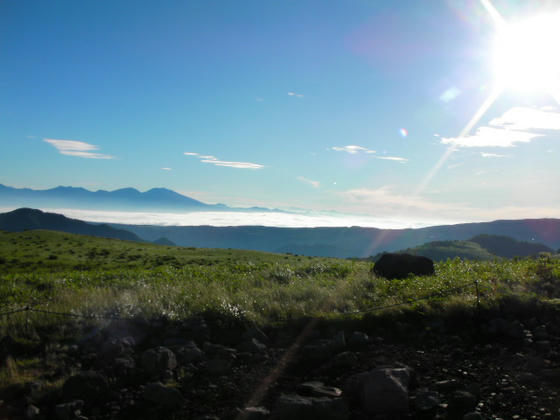 604　群馬県の山と佐久平の雲海