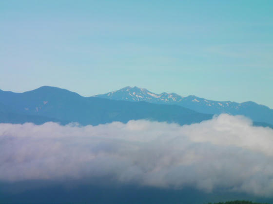 605　乗鞍岳と鉢盛山