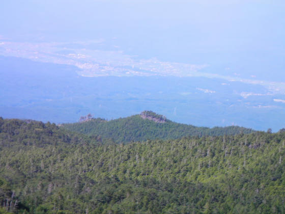 1521 高見石から見た剣ヶ峰2010m