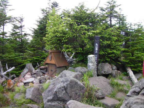 1458　と思ったらこちらにも山頂碑と祠がありましたorzいずれにせよ初の2300ｍオーバーです