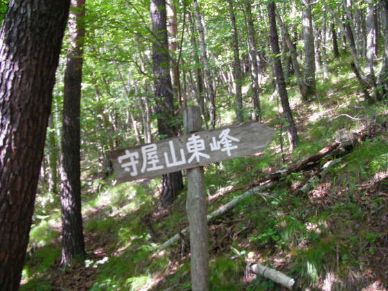 1436 息を切らしながら急登を登っていると突如看板が…とりあえずルートとしては正しいようです(苦笑)