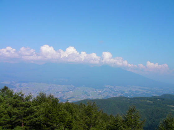 1510　南八の高峰は雲の中orz