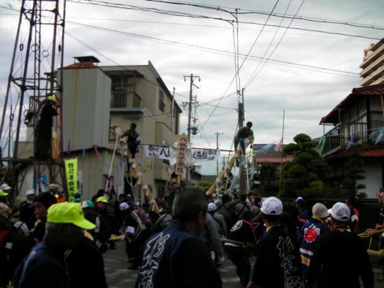 1548　狭くてメド梃子を左右に振りながら通過する難所