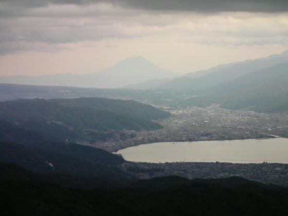 1336　諏訪湖と富士山