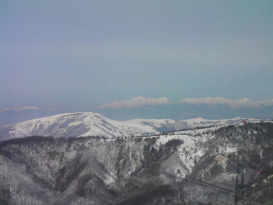 922　車山、八子ヶ峰の後に穂高～槍～常念
