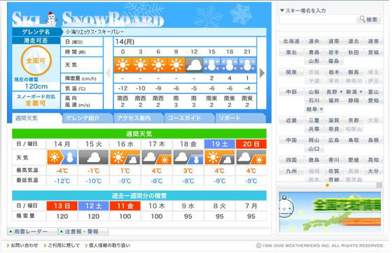 WN　積雪120cm　午後は雪、午前勝負かな？