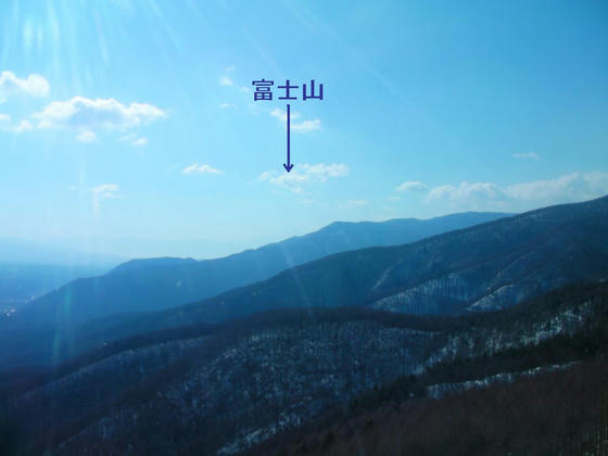 838 薄っすら富士山が見えていました
