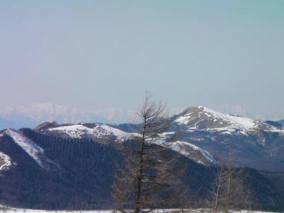 1423　鷲ヶ峰～三峰山～(遠くに)鹿島槍ヶ岳